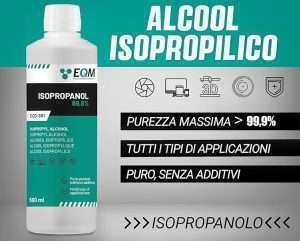 Alcool Isopropilico EQM (500ml): Pulizia Profonda per Tecnologia e Superfici